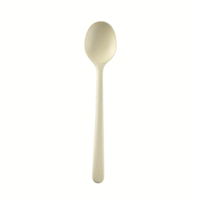 Heat-Resistant Non-Stick Silicone Spoons - Colorful Kitchen Utensils for Cooking,Baking, And Mixing Kitchen Essentials Oasis Select Beige