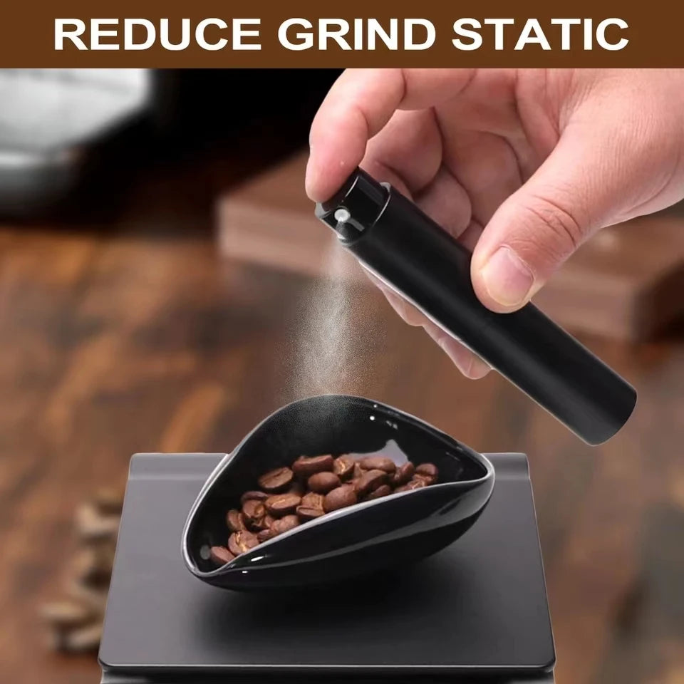 Coffee Beans Dosing Cup Trays and Spray Portable Humidifier Powder Anti Fly and Static Electricity Espresso Grinder Accessories Oasis Select