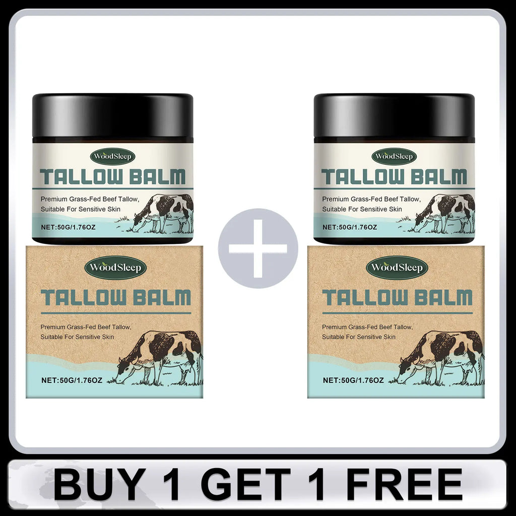 WOODSLEEP Beef Tallow Cream – Firming Nourishing Face & Body Balm