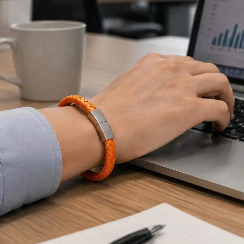 USB-C Bracelet Charging Cable | 240W Fast Charge Wristband