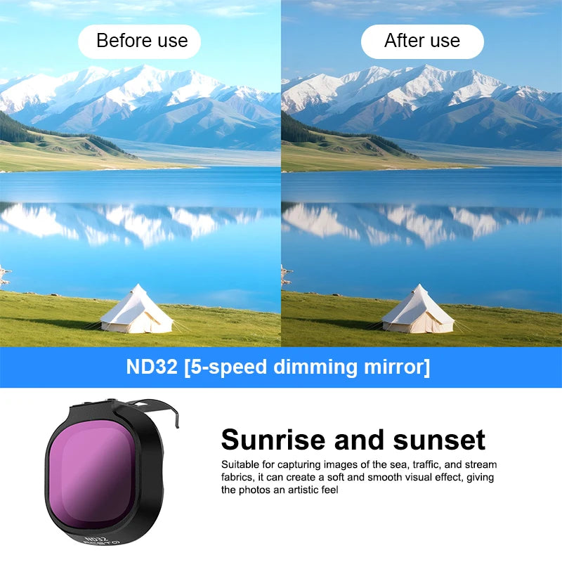 Drone Lens Filter Set For Neo2 ND Filter Kit ND8 ND16 ND32 CPL UV Filter Camera Anti-glare Filter Drone Accessories Oasis Select A6