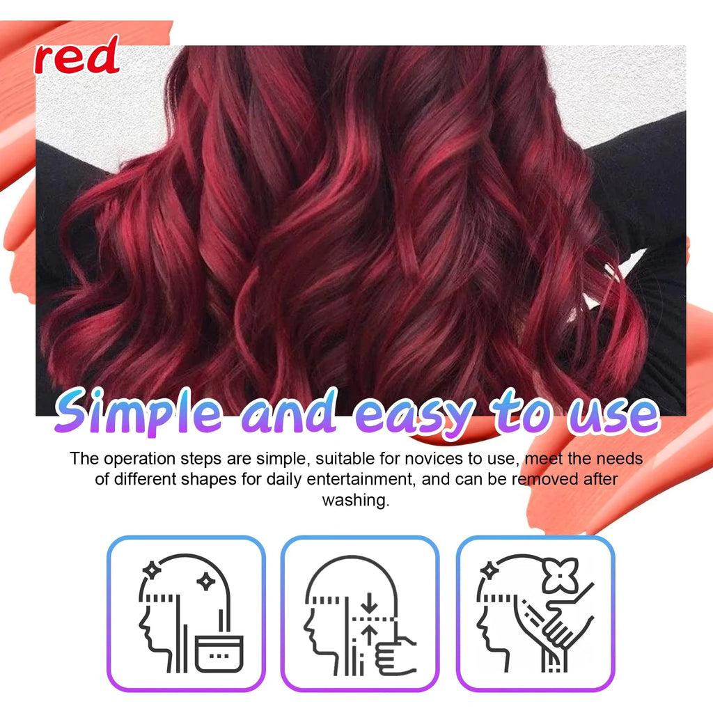 Temporary Hair Color Wax – Nourishing Styling Pomade 120g Temporary Hair Color Wax Oasis Select