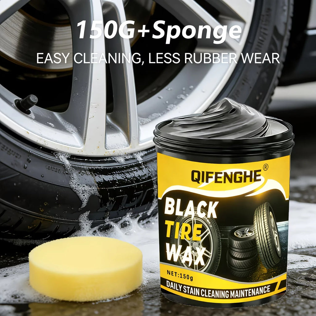 Black Tire Wax – Car Tire Polish, Cleaner & Long-Lasting Shine