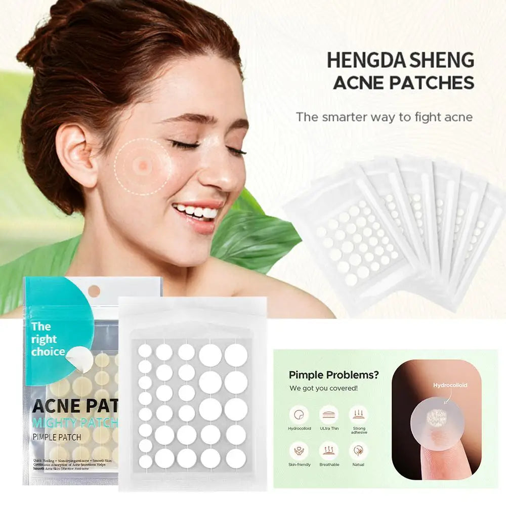 30pcs/BOX Hydrocolloid Salicylic Acne Pimple Patch Fade Repair Acne Invisible Removal Pimple Anti Spots Marks Conceale Oasis Select
