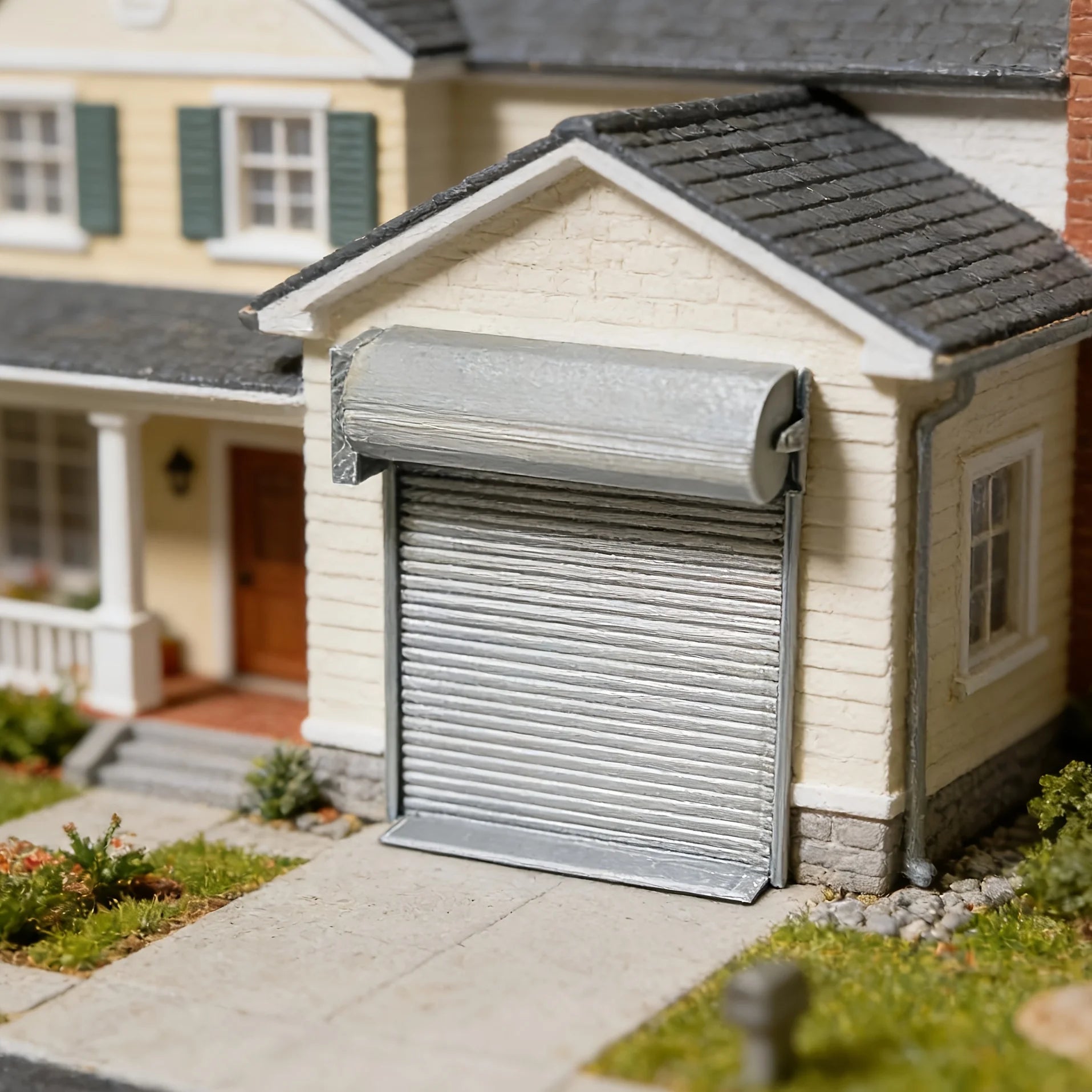 1:64 Scale Miniature Roller Shutter Door 3D Printing Diy Dollhouses Miniature Dollhouses Model Furnitures Decor Accessories Gift Oasis Select