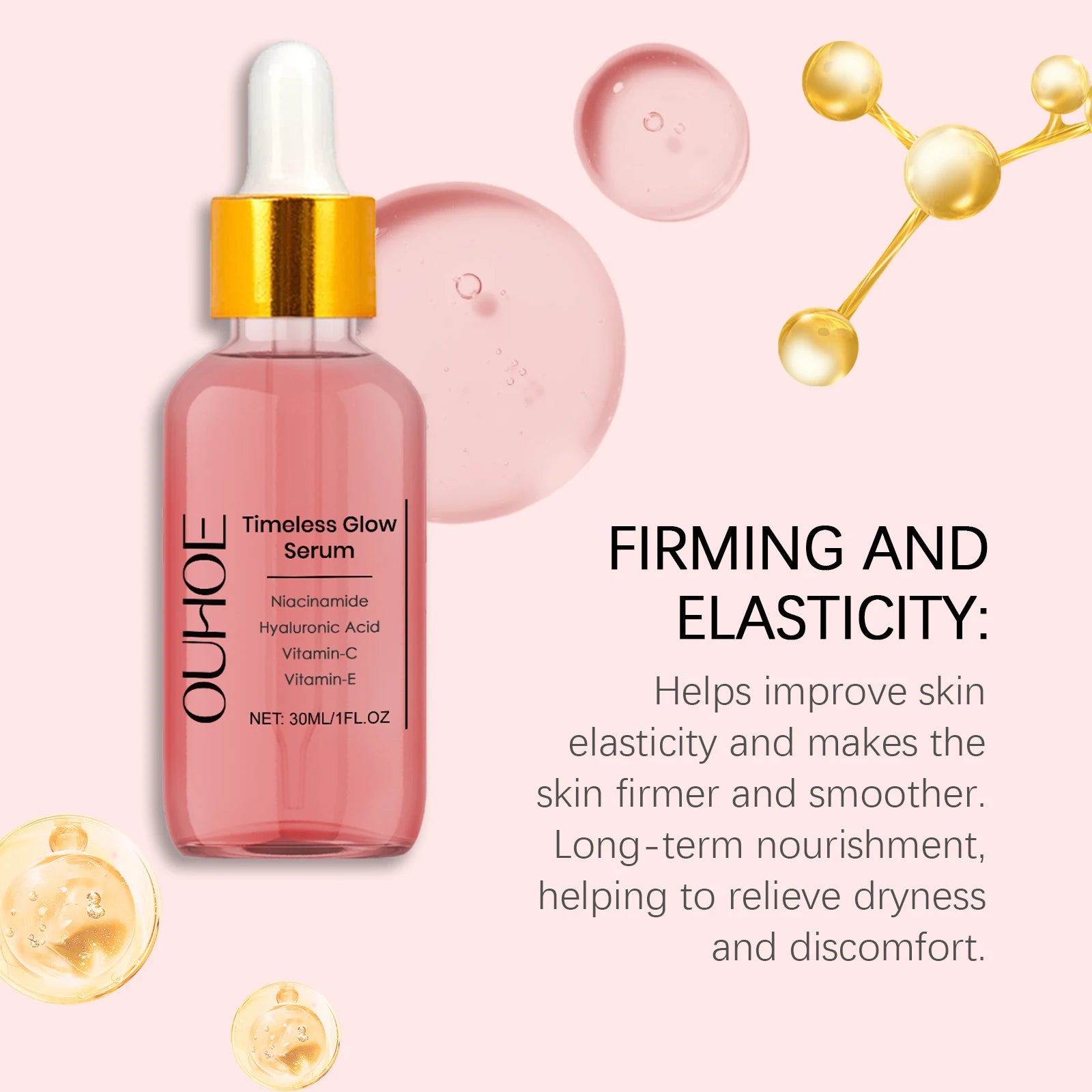 Hyaluronic Acid Firming Facial Serum – Fine Lines & Hydration