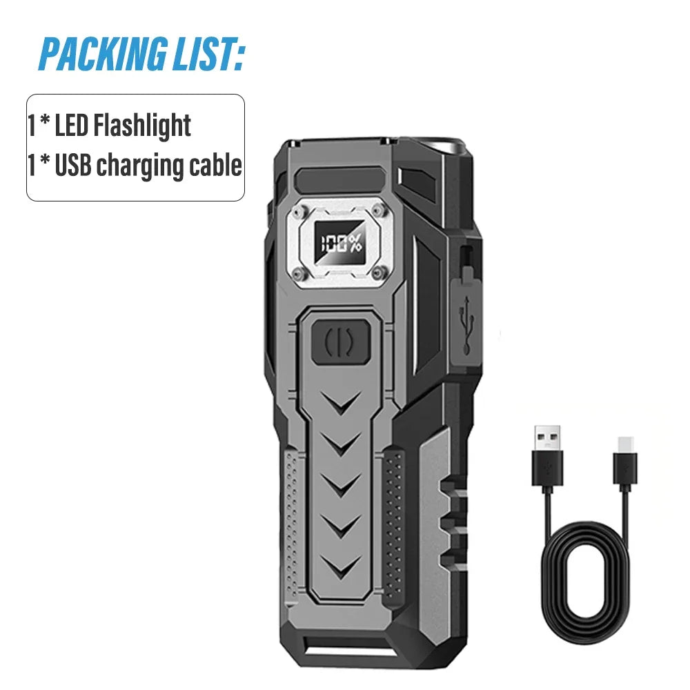 ESMARTER 1000LM Rechargeable LED Flashlight & COB Work Light