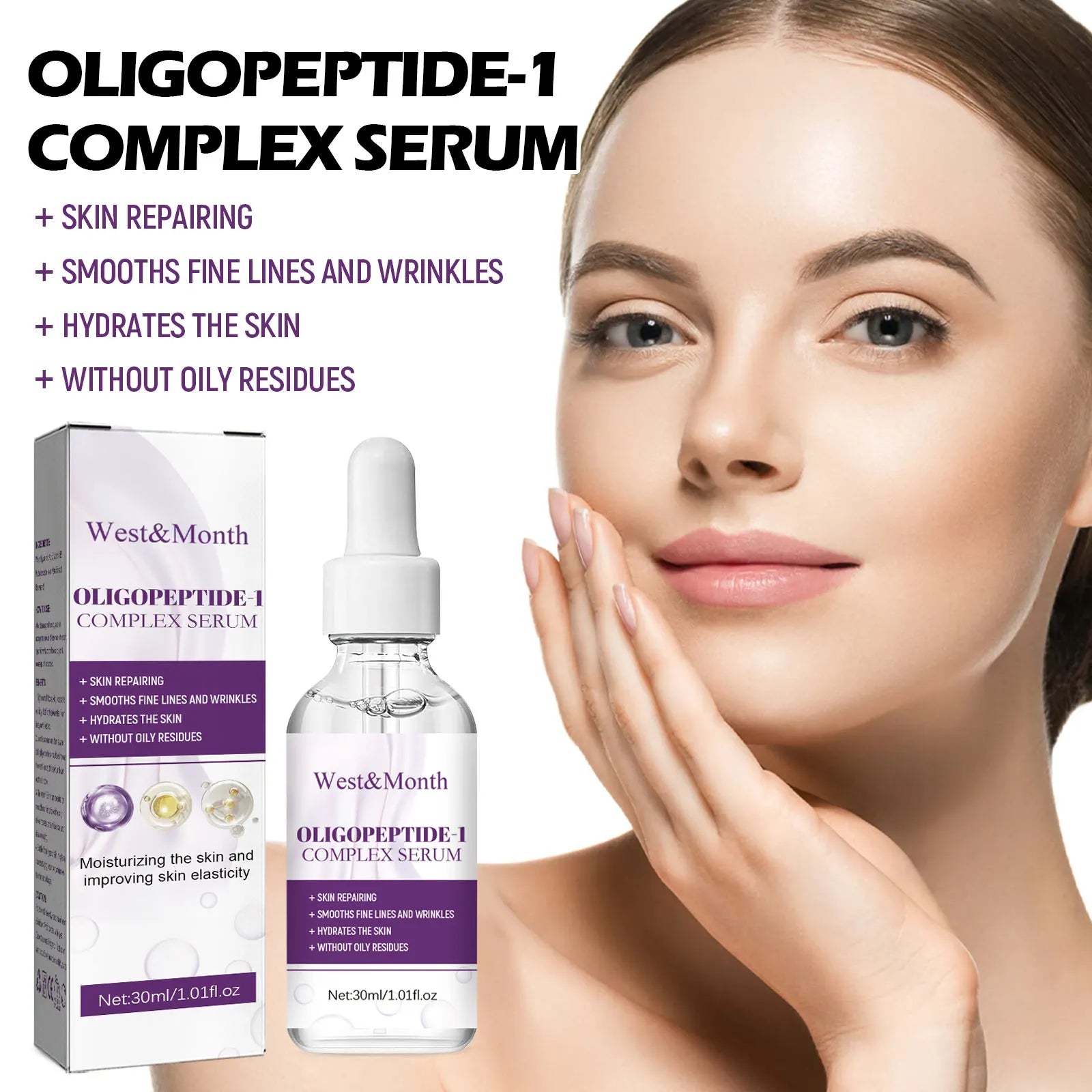 Deep Anti Wrinkle Serum Lifting Firming Smooth Skin Rejuvenation Moisturizer Brighten Fade Fine Lines Anti Aging Daily Face Care Oasis Select