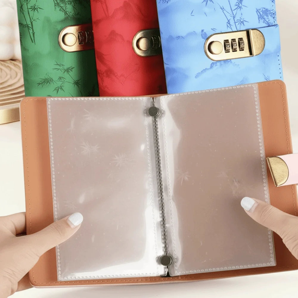 Waterproof Fixed Deposit Book Easy and Fun Multi Pockets Budget Bill Organizer Save Money with Password Lock Oasis Select