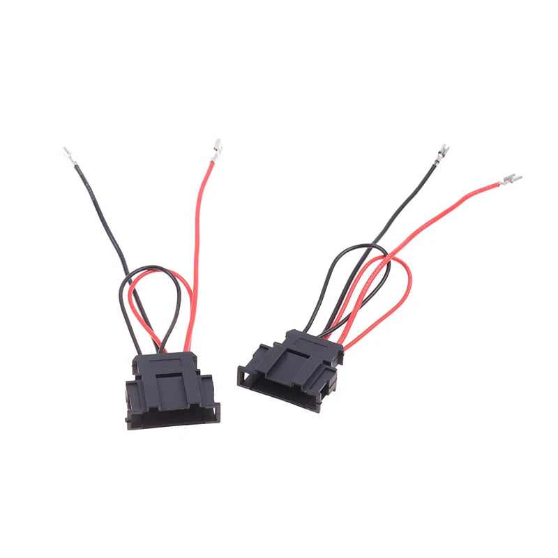 Wholesale 2Pcs Car Speaker Wire Harness Adaptor Replace Vehicle Connection Plug Cable Connector for Golf for Seat for Passat Oasis Select