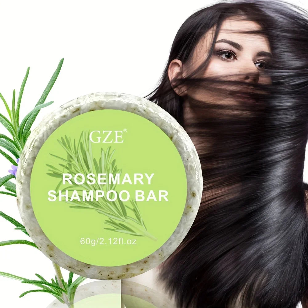 GZE Rosemary Shampoo Bar – Strengthening Cleanser, All Hair