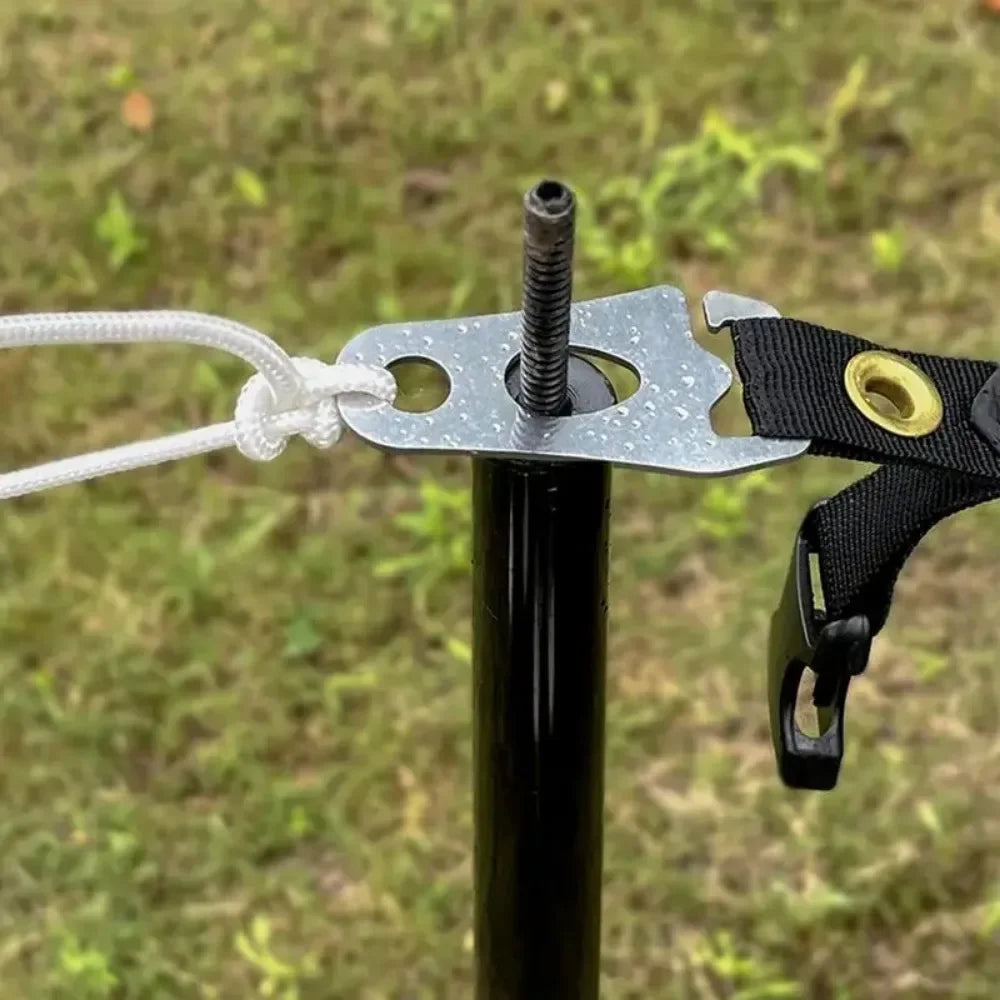 Cord Tightener Tent Wind Rope Buckle Tie Down Rope Carabiner Clip Fastener CampTent Guyline Rope Buckle Fastener Rope Tensioner Oasis Select