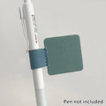 Self-Adhesive PU Leather Pen Loop Holder for Notebooks