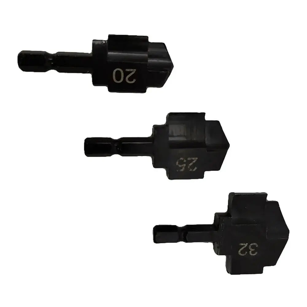 1/3Pcs Water Pipe Expansion PPR Lifting Stepped Drill Bit For Plumber Repairing Hexagon Shank Step Drill 6.35mm Oasis Select