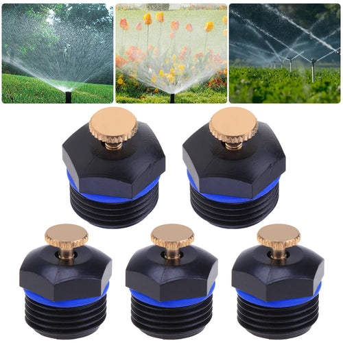 10pcs 50pcs 1/2 inch DN15 Thread Garden Sprinklers Plastic Lawn Watering Sprinkler Head Irrigation Agriculture Sprayers Nozzles Oasis Select