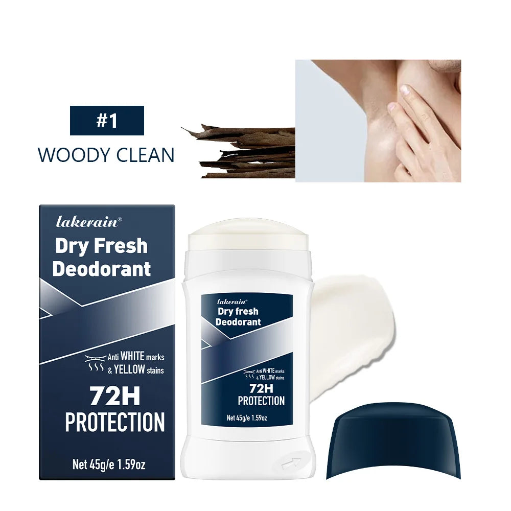 Lakerain UltraClear 72H Antiperspirant Deodorant Stick for Men