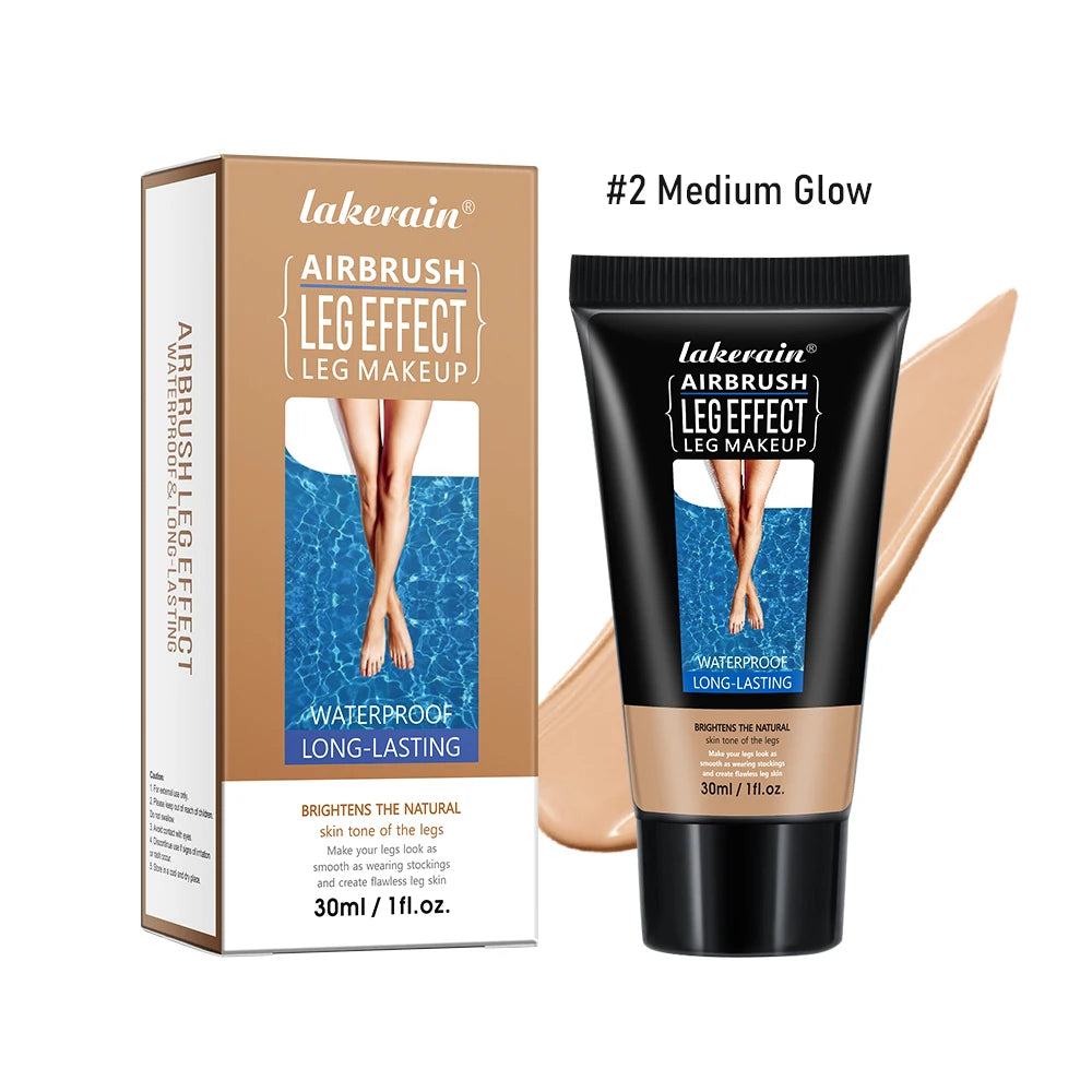 Body Foundation 100ml Tan Leg Makeup Lotion Even Skin Tone Waterproof Long Lasting Body Tanning Cream Medium Bronze Leg Makeup Oasis Select color2 30ml