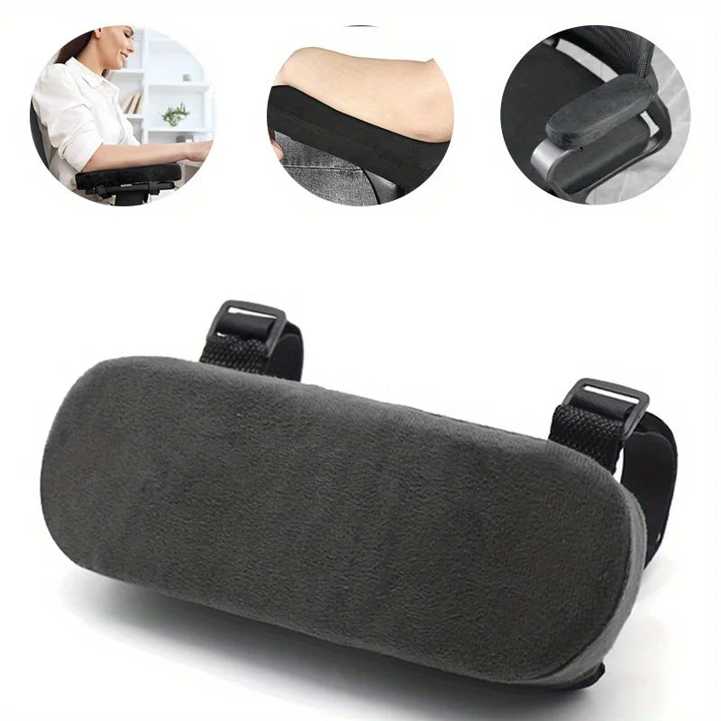 2/4pcs Memory Foam Armrest Pads for Office Chair Elbow Support Cushion for Arm Pressure Relief, Universal Fit Covers for Chairs Oasis Select