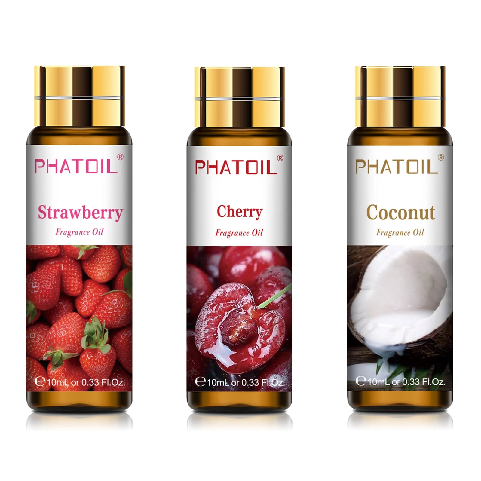 PHATOIL Fruit Fragrance Oils 10ml – Peach, Mango & More