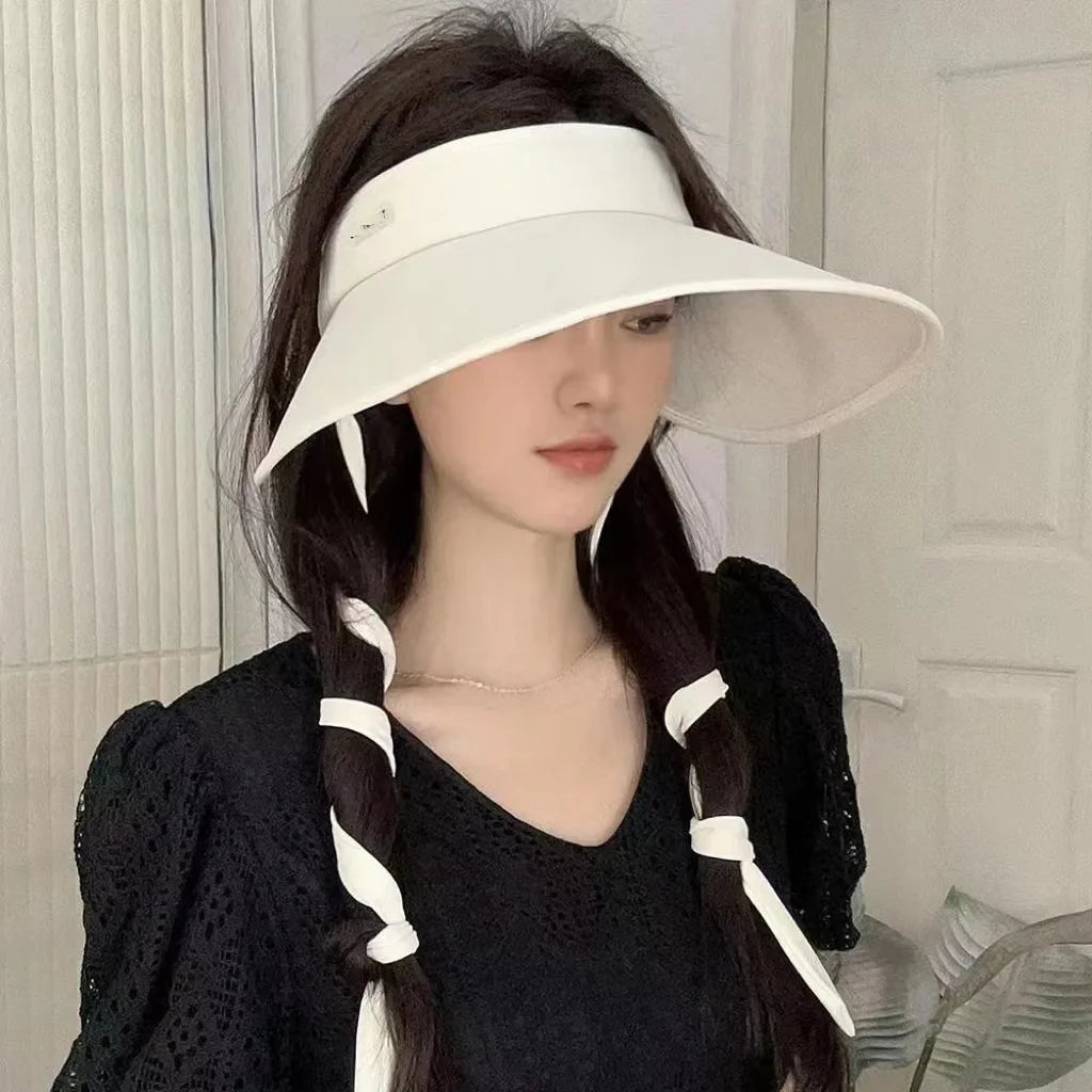 Women's Wide Brim Sun Hat – UV Protection Beach & Golf