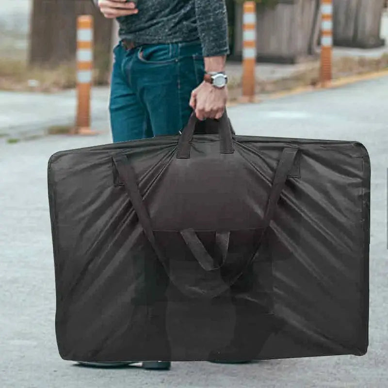 Black Handbag For Massage Table Carrying Bag For Nail Desk Beauty Bed Bag 600D Oxford Cloth Folding Storage Carry Bag Oasis Select