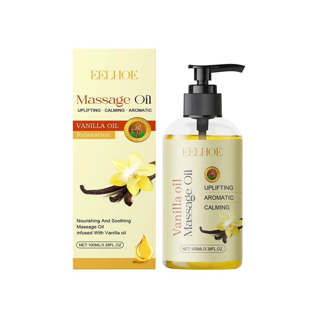 EELHOE Body Oil – Massage, Muscle Relief & Firming 100ml Massage Body Oil Oasis Select vanilla