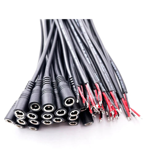 10pcs 5.5x2.1 Plug DC male or Female Cable Wire Connector For 3528 5050 LED Strip Light Oasis Select