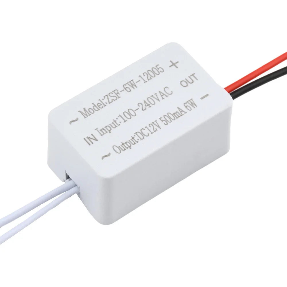 12V 6/12/18/24/36/48/60W LED Driver Constant Voltage Driving Power Supply 0.5/1/1.5/2/3/4/5A Power Supply Lighting Transformers Oasis Select