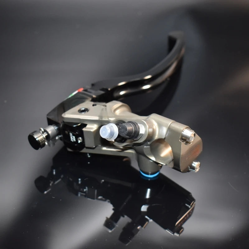 Universal motorcycle brake lever with aluminum alloy 17mm piston, suitable for master brake cylinder and clutch cylinder, high-p Oasis Select