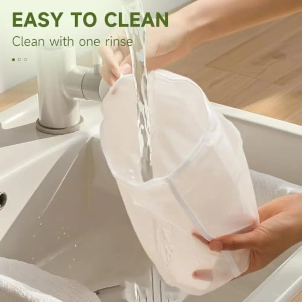 New Bowl Shape Cheese Cloth Bag with Closed Edges Reusable Mesh Bag Fine Mesh Cheesecloth Bags Cooking Tool Oasis Select