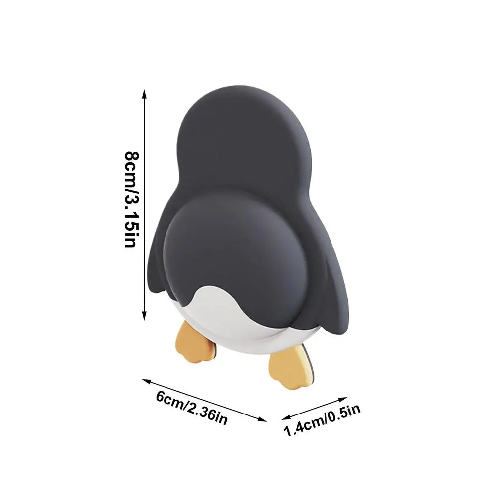 Adhesive Wall Protector Silent Self-Adhesive Door Bumper Wall Guard Cartoon Animal Design Anti-Collision Pad for Apartment Home Oasis Select B