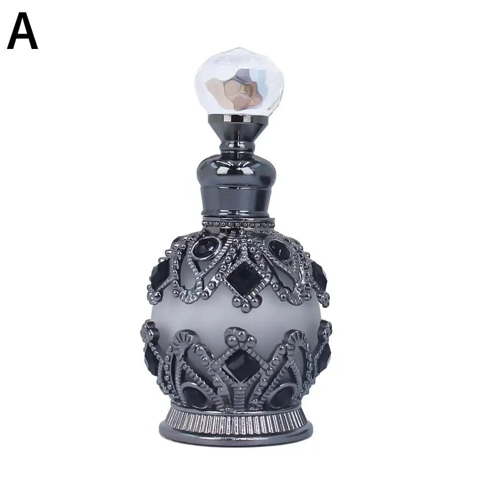 Crystal Vintage Style Perfume Bottle Refillable Perfume Atomizer Perfume Dispensers For Beauty Salon Arab Style Oasis Select A 15ml