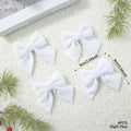 Velvet Christmas Bow Ornament – Pink, Green & White | Tree Decor
