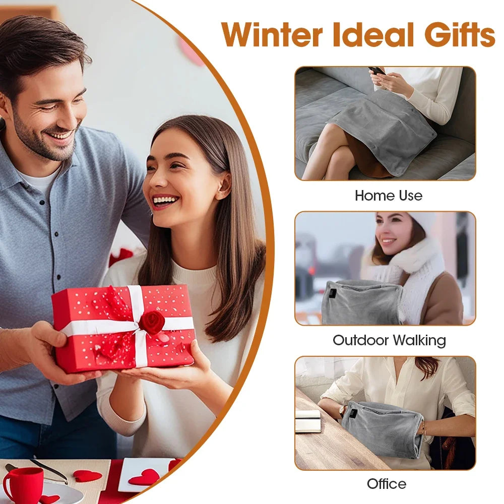 Electric Hand Warmer Bag – 3 Heat Levels & 4 Graphene Zones
