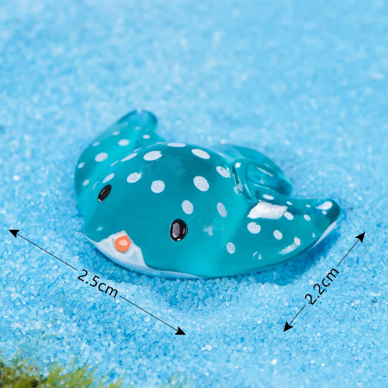 Mini Ocean Resin Animals Tiny Sea Figurines Marine Miniature Aquarium