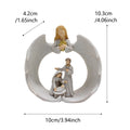 Angel Ornament Home Garden Ornament Creative Jesus Ornament Home Decor Oasis Select Angel 14X14X8CM