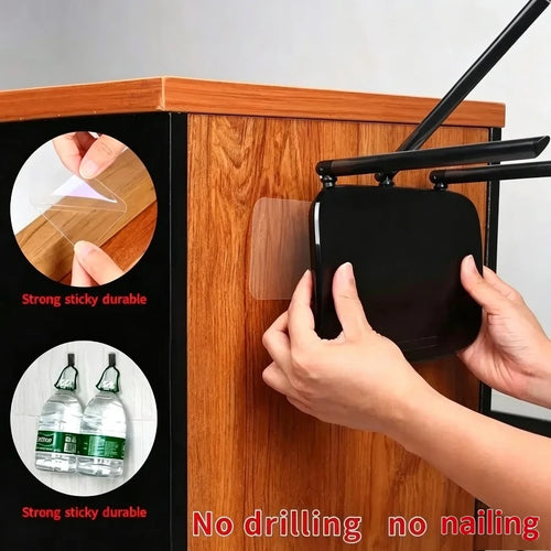 10/20/30PCS Heavy Duty Double Sided Adhesive Tape for Wall Hooks,No-Nail Removable Sticky Pads for Mounting Picture Carpet,펀치 면제 Oasis Select