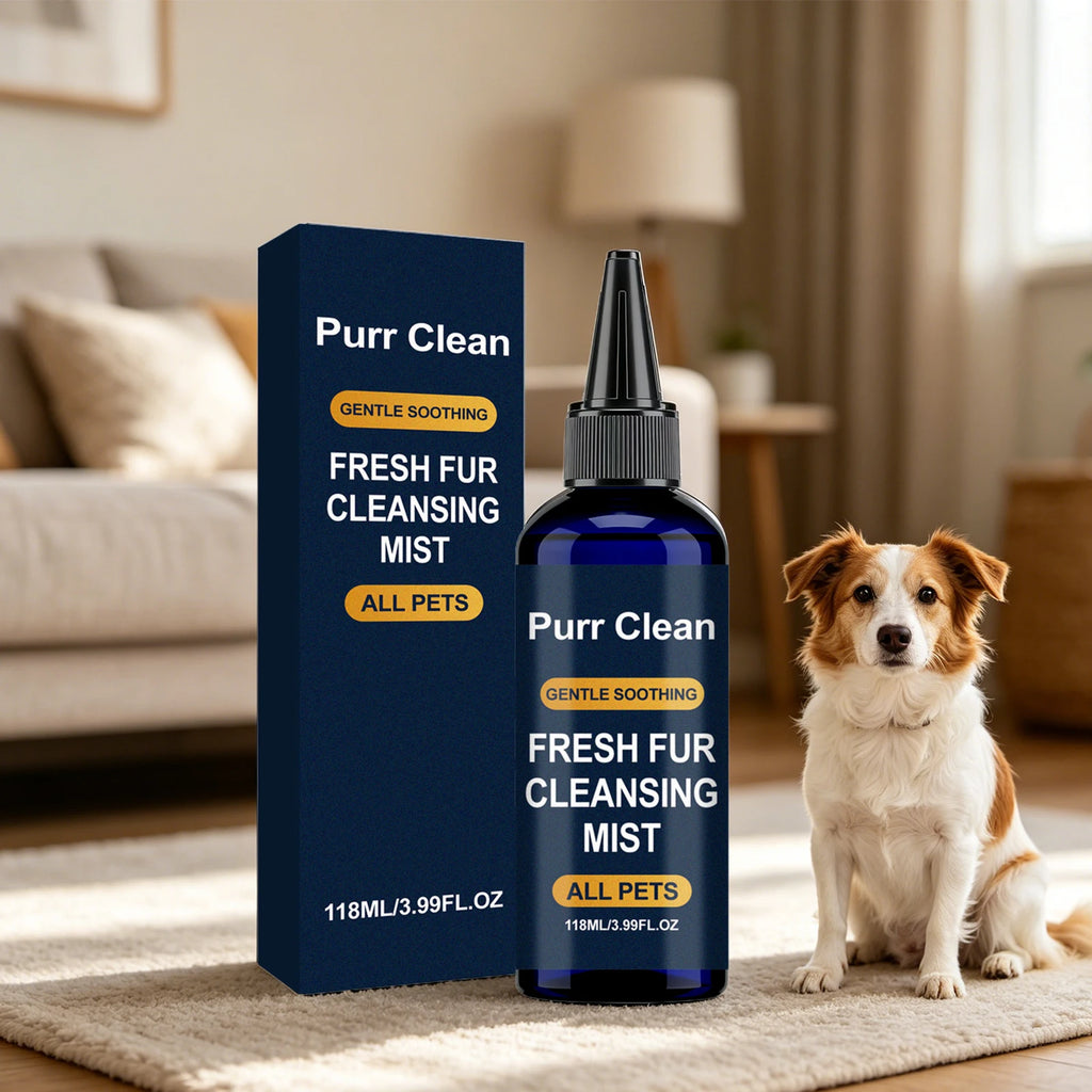 Pet Hair Cleaning Spray for Dogs Cats Comforting Soothing Hair Conditioner Improve Frizz Purr Clean Fresh Fur Cleansing Mist Oasis Select