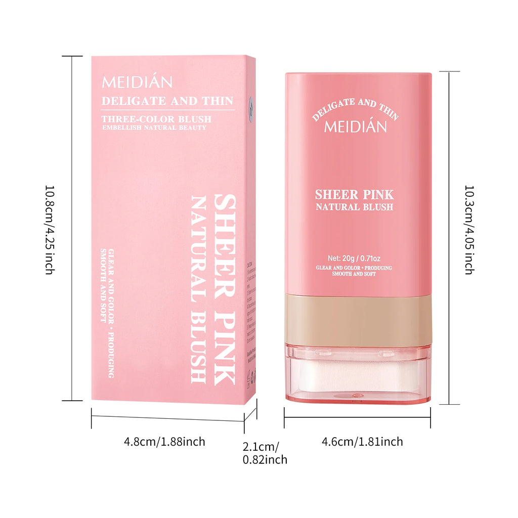 Natural Blush Stick – Long-Lasting & Lightweight Cheek Color Blush Stick Oasis Select