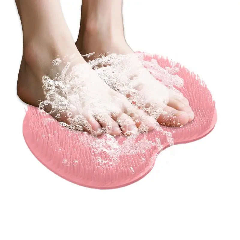 Foot Scrubber Shower Mat Bathroom Back Washer Pad Quick-Dry Shower Foot Scrubber Mat for Bathroom Bathtub Hotel Poolside Oasis Select