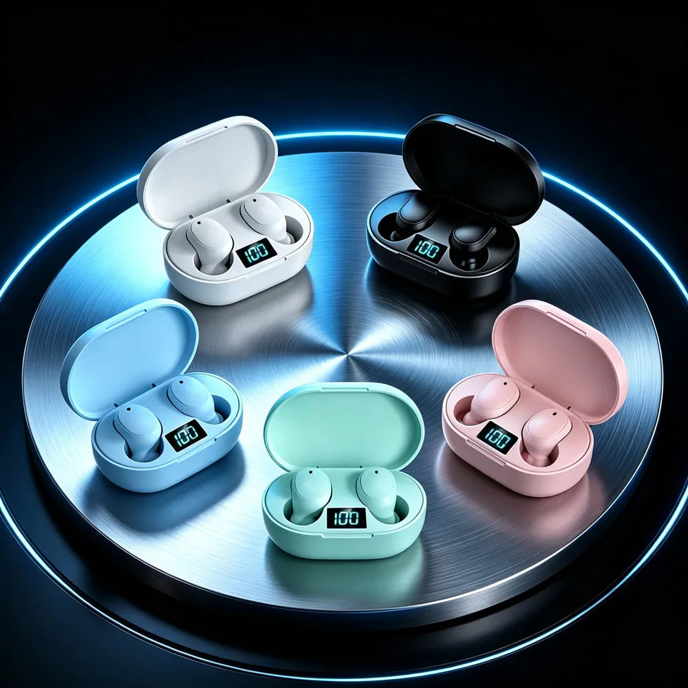Wireless Bluetooth Earphones E6S TWS Headset Noise Cancelling Earphones With Microphone Headphone for smartphones Oasis Select
