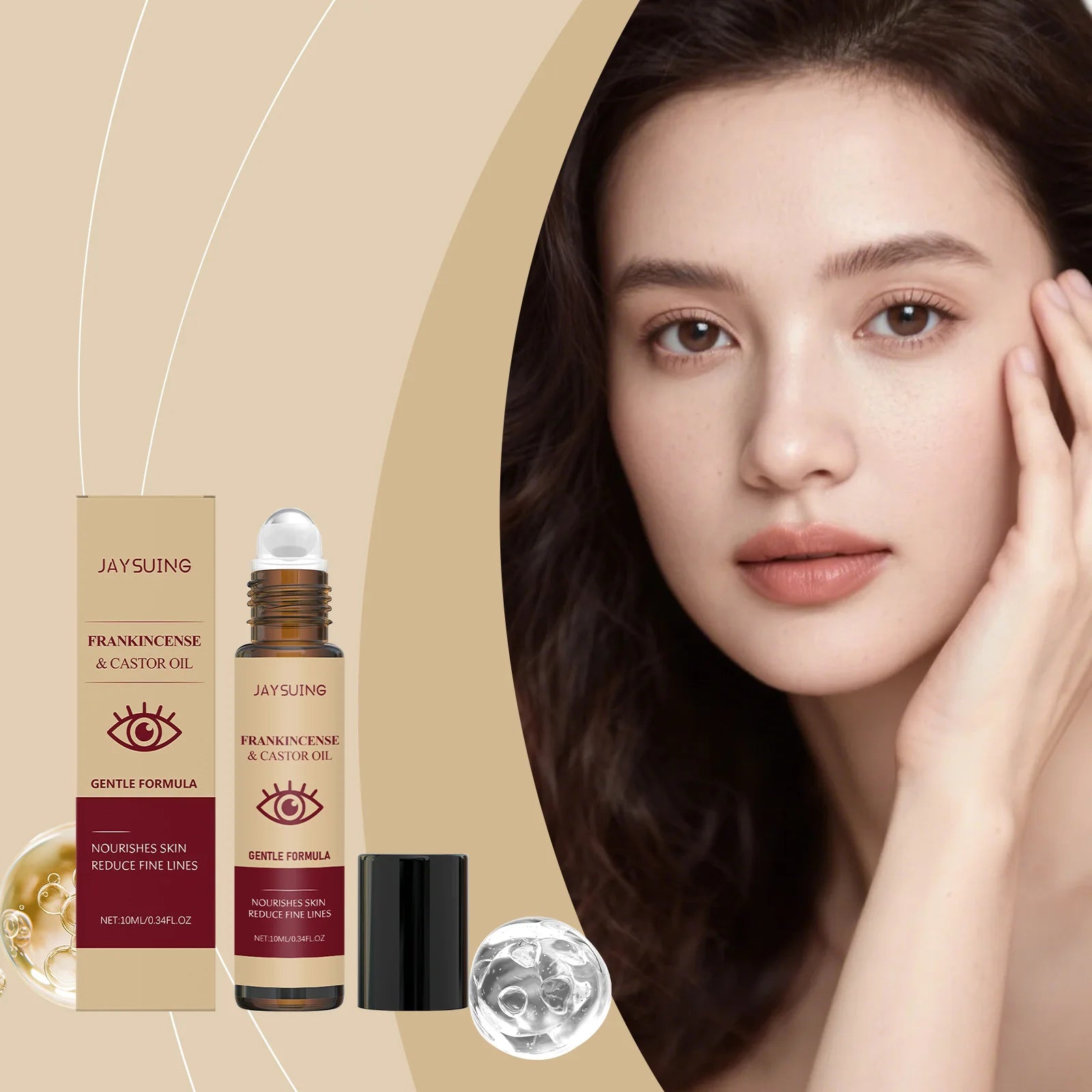Castor Oil Eye Serum – Dark Circles, Bags & Puffiness Eye Care Serum Oasis Select