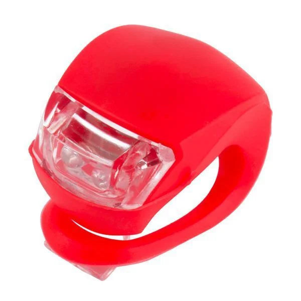 Silicone Bike Light Bicycle Light Front Lamp Bike Lantern Waterproof Bicycle LED Flashlight Lantern Tail Light For Dropshipping Oasis Select Red