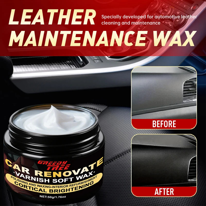 Car Interior Repair Wax – Nano Coating, Plastic Restorer & Polish