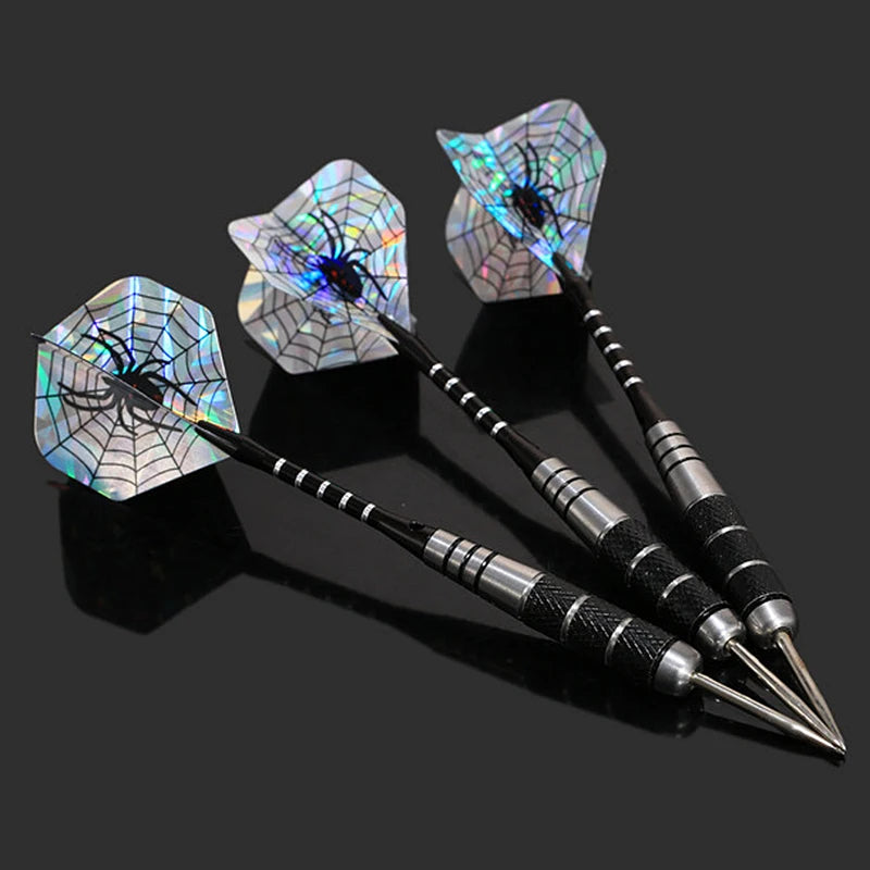 3 Pieces In A Pack 22g Anti-fall Needles Full Metal Darts Set Safety Video Game Darts Indoor Soft Darts Steel Shaft Darts Oasis Select