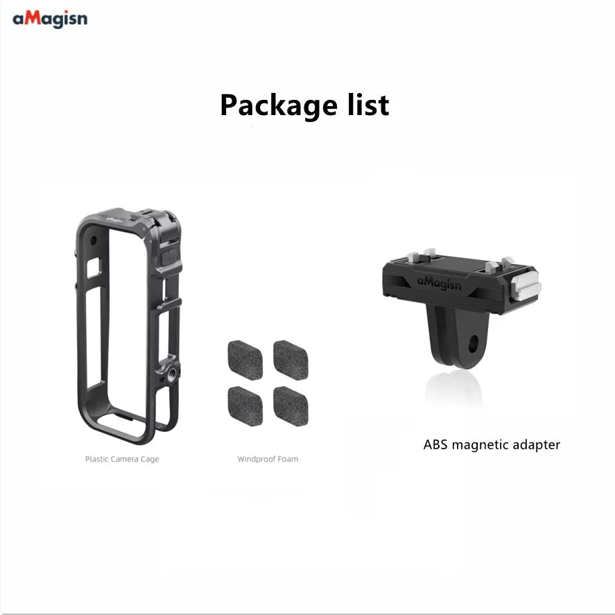 Aluminum Rabbit Cage Frame for Insta360 X4 Air | Metal Rig