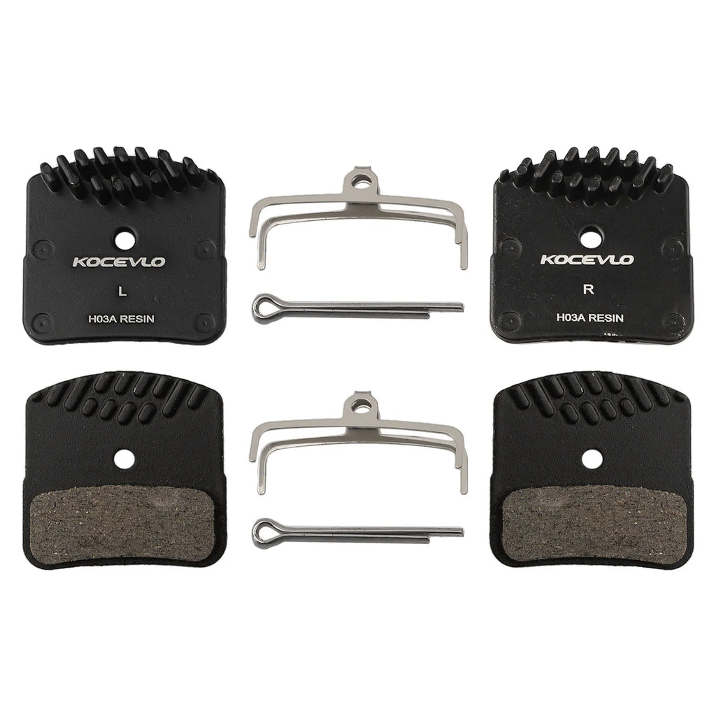 2022 New MTB Replacement Part Disc Brake Pads Incoming Bicycle Black Cooling Four Piston Resin ForShimano H03A Oasis Select