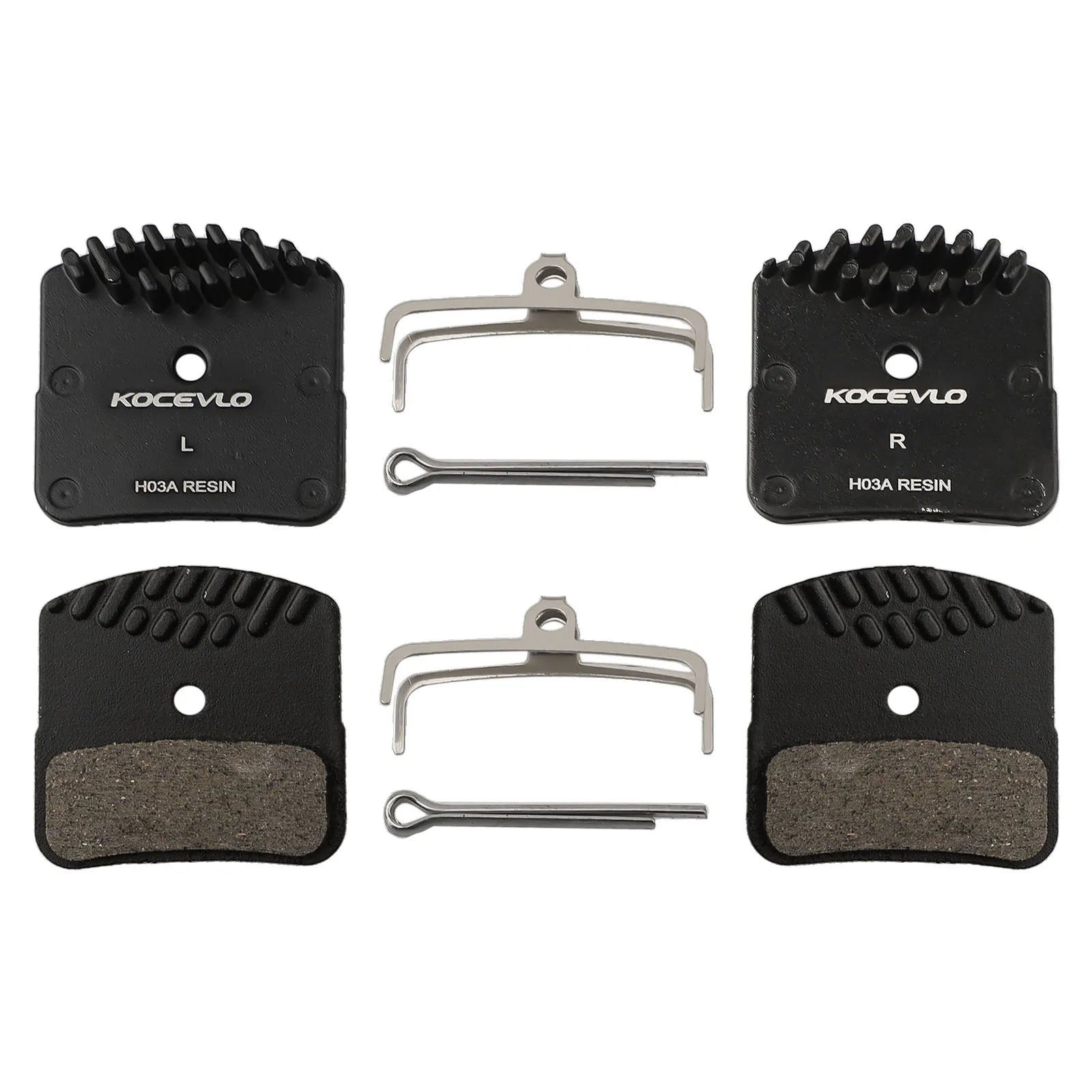 2022 New MTB Replacement Part Disc Brake Pads Incoming Bicycle Black Cooling Four Piston Resin ForShimano H03A Oasis Select