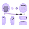 Silicone Cover with Thumb Grips & Lanyard Soft Silicone Case Silicone Full Cover Case for Tamagotchi Paradise Game Accessories Oasis Select PURPLE China Mainland