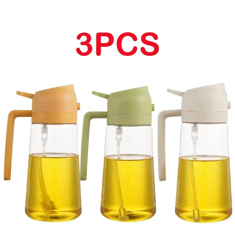 Olive Spray Dispenser Oil Dispenser Bottle for One Kitchen Oil Spray Oil Polisher Bottle Kitchen Storage for Camping Bbq Baking Oasis Select 3PCS-Mix 2-Plastic